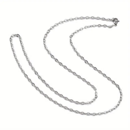 THE MEN THING Chain SAVIEN - 7mm Chain Pure Stainless Steel 23inch for Men & Boys