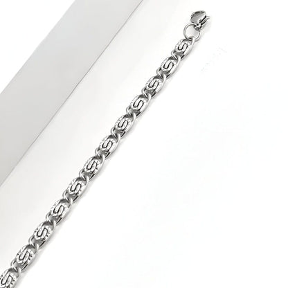 THE MEN THING Chain SCULPT LOOP - 5mm Chain Pure Stainless Steel 23inch for Men & Boys