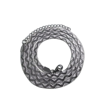 THE MEN THING Chain SNAKESKIN LUXE - 4mm Chain Pure Stainless Steel 21inch for Men & Boys