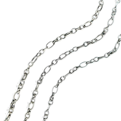 THE MEN THING Chain VALENRO - 7mm Chain Pure Stainless Steel 23inch for Men & Boys