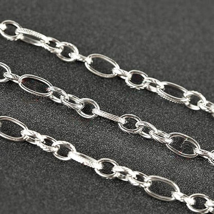 THE MEN THING Chain VALENRO - 7mm Chain Pure Stainless Steel 23inch for Men & Boys
