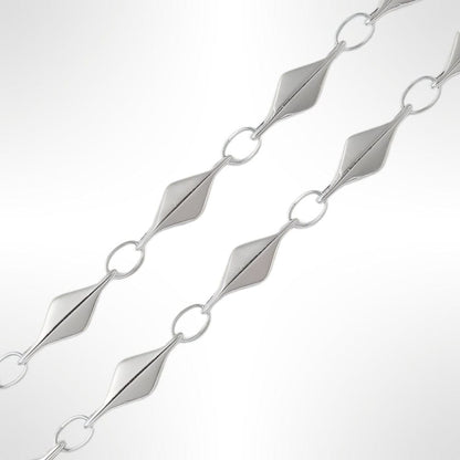 THE MEN THING Chain VANE - 4mm Chain Pure Stainless Steel 21inch for Men & Boys