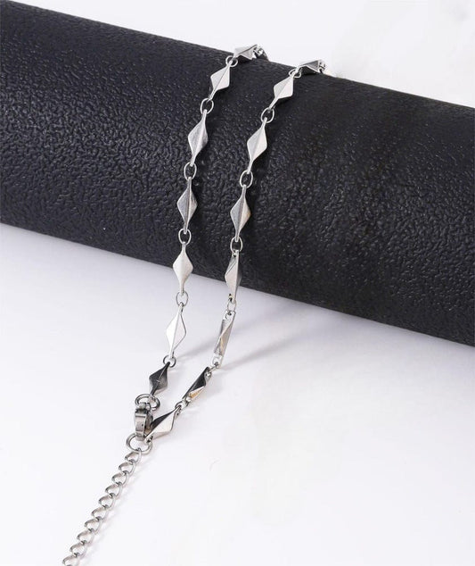 THE MEN THING Chain VANE - 4mm Chain Pure Stainless Steel 21inch for Men & Boys
