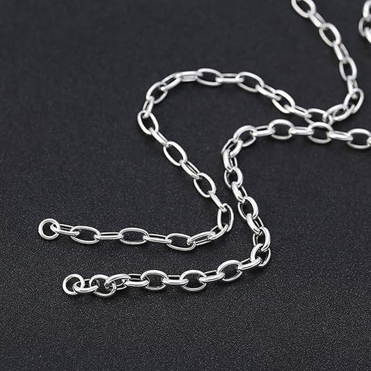THE MEN THING Chain VELMORO - 9mm Chain Pure Stainless Steel 23inch for Men & Boys