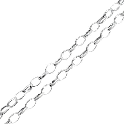 THE MEN THING Chain VELMORO - 9mm Chain Pure Stainless Steel 23inch for Men & Boys