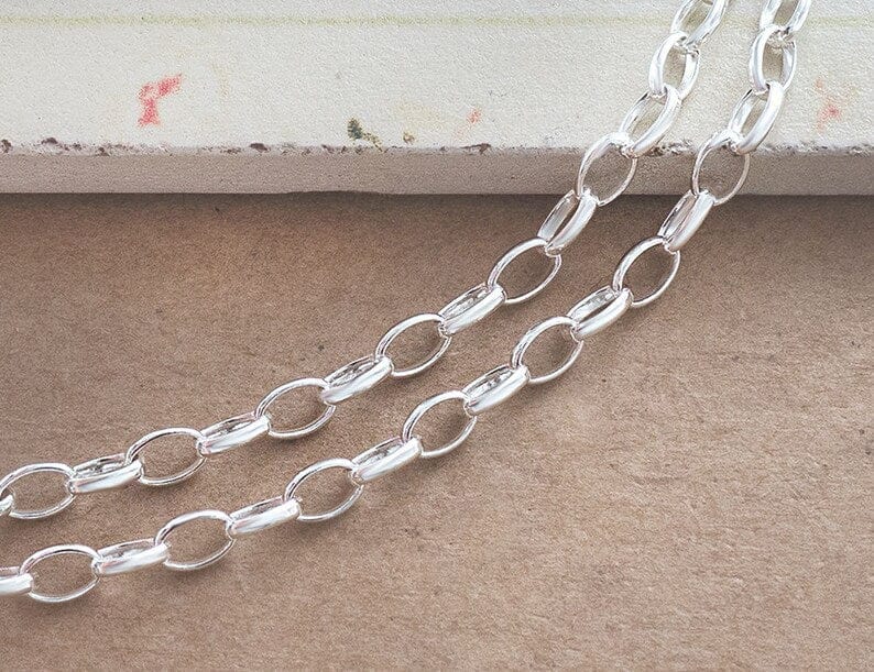 THE MEN THING Chain VELMORO - 9mm Chain Pure Stainless Steel 23inch for Men & Boys