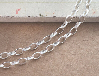 THE MEN THING Chain VELMORO - 9mm Chain Pure Stainless Steel 23inch for Men & Boys