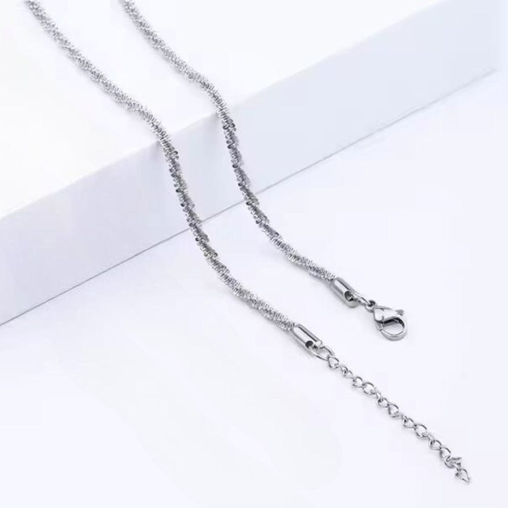 THE MEN THING Chain VELTRIX - 3mm Chain Pure Stainless Steel 21inch for Men & Boys