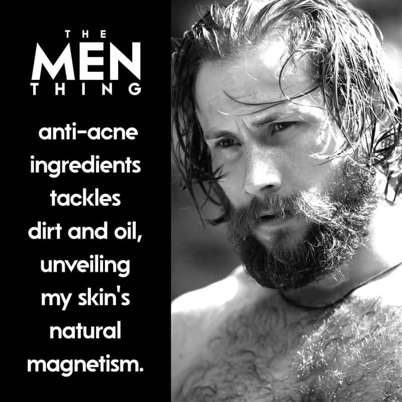 THE MEN THING Face Wash NO-NONSENSE - Foaming Face Wash For Men | Combating Acne and Pimples | Reduces Pigmentation | All Skin Type | Deep Cleanse for Exfoliation | Paraben & Sulphates Free 100 ML
