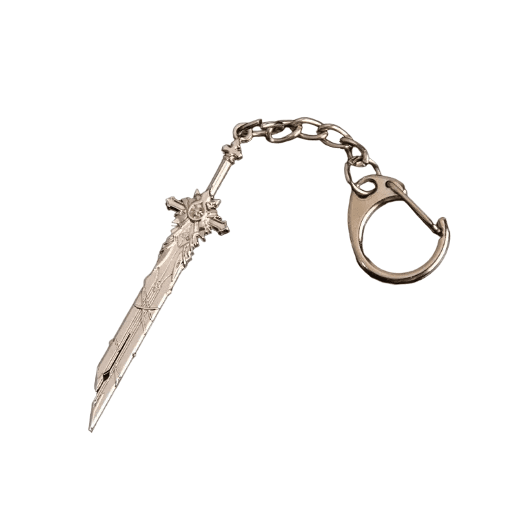 THE MEN THING KeyChains FINAL FANTASY WEAPON - Genshin Impact Anime Keychain | Game Xiao Cosplay Alloy Weapon Keychain for Men & Boy