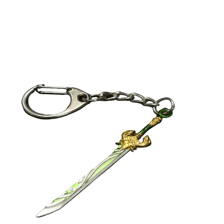 THE MEN THING KeyChains GLADIUS - Genshin Impact Anime Keychain | Game Xiao Cosplay Alloy Weapon Keychain for Men & Boy