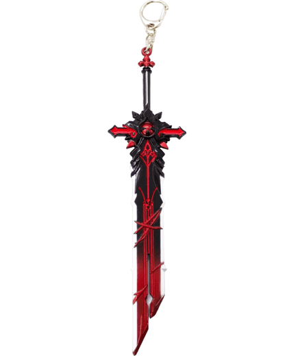THE MEN THING KeyChains PERIPHERAL SWORD - Genshin Impact Anime Keychain | Game Xiao Cosplay Alloy Weapon Keychain for Men & Boy