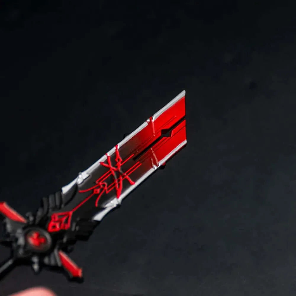 THE MEN THING KeyChains PERIPHERAL SWORD - Genshin Impact Anime Keychain | Game Xiao Cosplay Alloy Weapon Keychain for Men & Boy