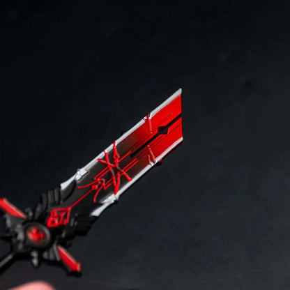 THE MEN THING KeyChains PERIPHERAL SWORD - Genshin Impact Anime Keychain | Game Xiao Cosplay Alloy Weapon Keychain for Men & Boy