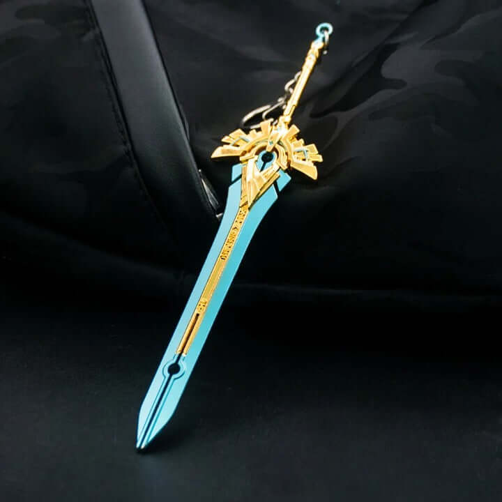 THE MEN THING KeyChains PRIDE SWORD - Genshin Impact Anime Keychain | Game Xiao Cosplay Alloy Weapon Keychain for Men & Boy