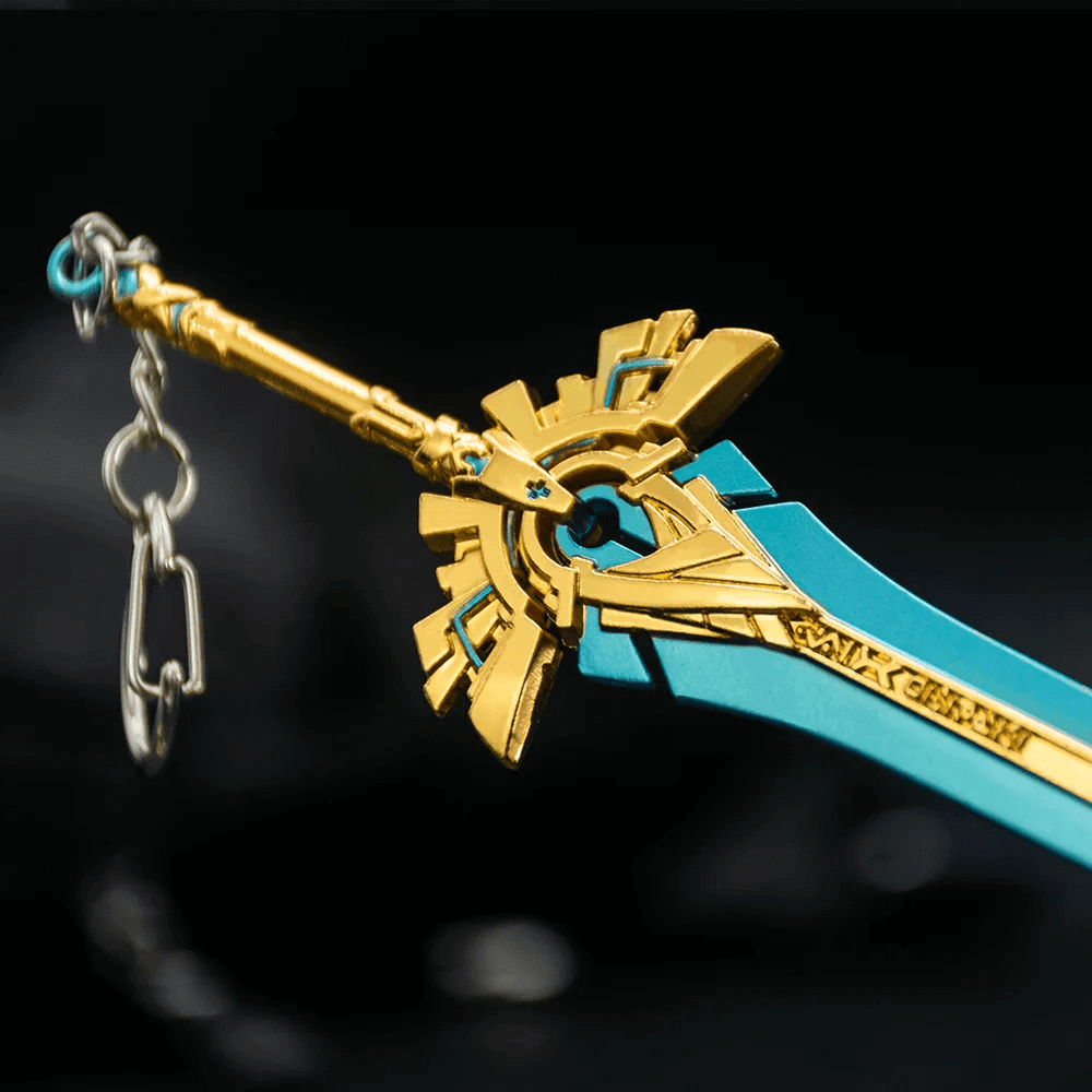 THE MEN THING KeyChains PRIDE SWORD - Genshin Impact Anime Keychain | Game Xiao Cosplay Alloy Weapon Keychain for Men & Boy