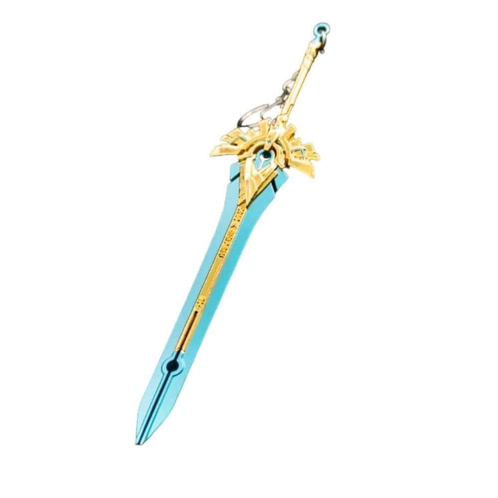 THE MEN THING KeyChains PRIDE SWORD - Genshin Impact Anime Keychain | Game Xiao Cosplay Alloy Weapon Keychain for Men & Boy