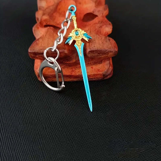 THE MEN THING KeyChains SKYBLADE - Genshin Impact Anime Keychain | Game Xiao Cosplay Alloy Weapon Keychain for Men & Boy