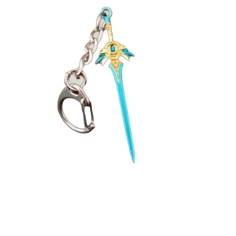 THE MEN THING KeyChains SKYBLADE - Genshin Impact Anime Keychain | Game Xiao Cosplay Alloy Weapon Keychain for Men & Boy