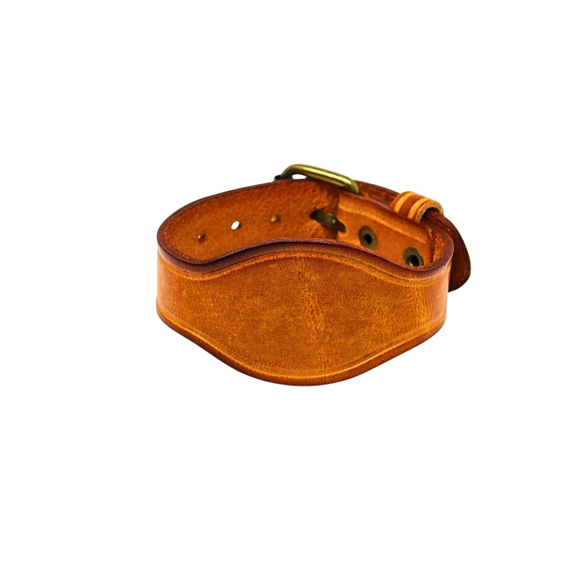 THE MEN THING Leather Bracelet TAVERNIX CUFF - 20mm Brown Genuine Leather Adjustable Bracelet for Men & Boys (9.5 inch)