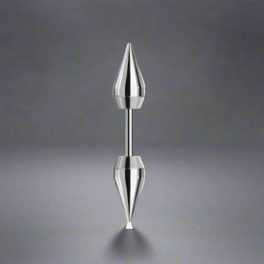 THE MEN THING Nose & Ear Ring Pair  (Both Ears) ROUND ARROW  - Pure Titanium Steel Arrow Stud Earrings for Men & Boys (2 Pcs)