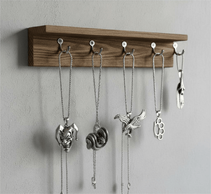 THE MEN THING Pack of 5 Alloy Pendants with 24 inch Stainless Steel Chains for Men & Boys