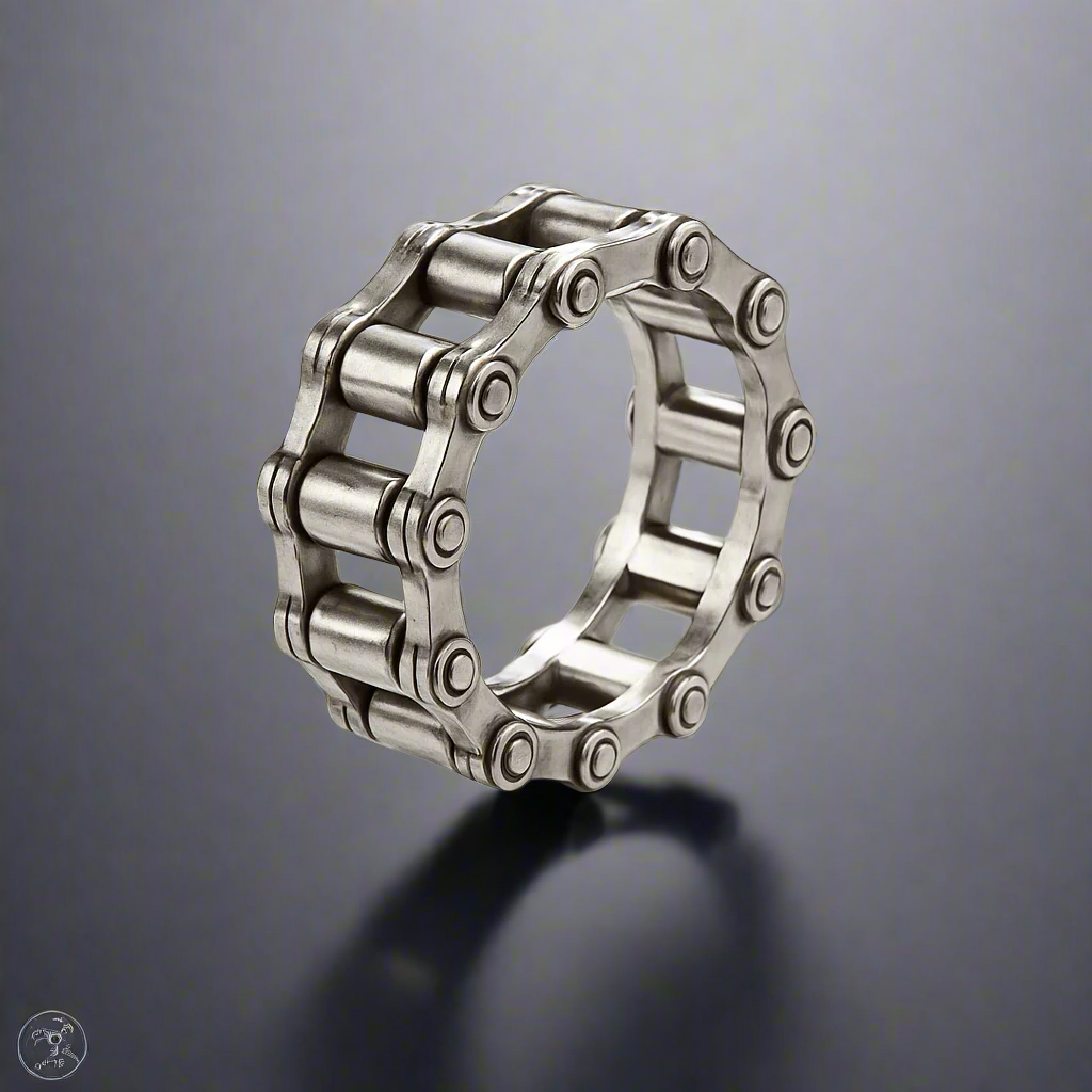 THE MEN THING Rings 16 METARION RING - Pure Stainless Steel Men’s Steel-Plated Ring – Statement Luxury Jewelry (Size : 16-22-27)