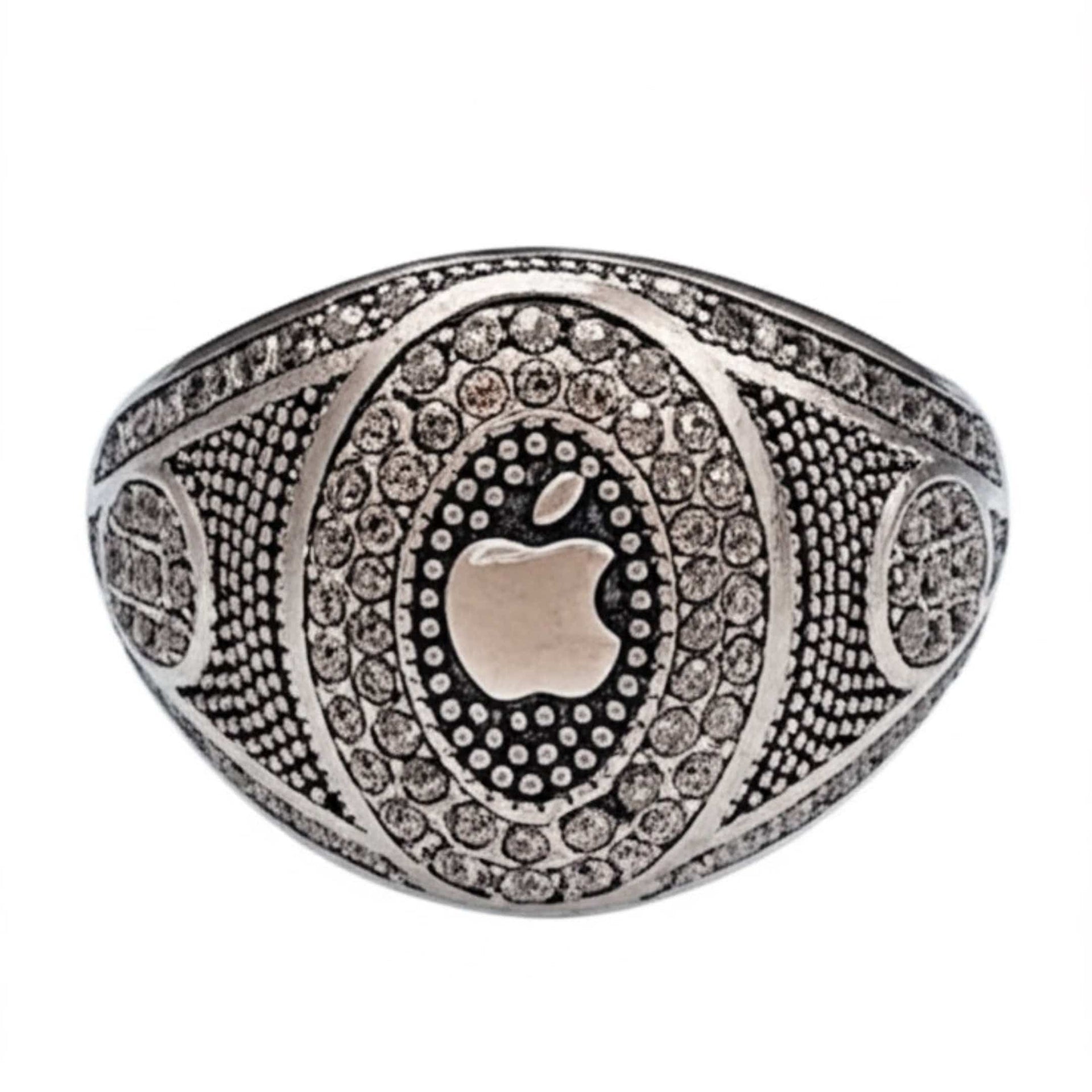 THE MEN THING Rings 19 Royal Series - CORE ICON RING - Pure Stainless Steel Men’s Steel-Plated Ring – Statement Luxury Jewelry (Size : 19-22-24)