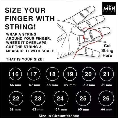 THE MEN THING Rings FIDGET SPINNER - 4Pcs Pure Stainless Steel Rings, American trending Style - Anxiety Relief Rings for Men & Boys (8mm) Size 16