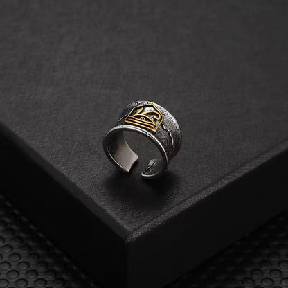THE MEN THING Rings HORUS EYE OF GOD - Copper Adjustable Ring for Men and Boys