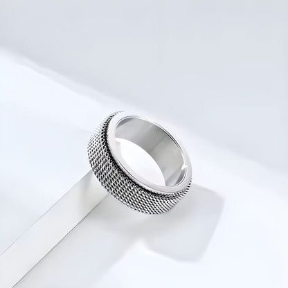 THE MEN THING Rings KRYOS - 10mm Pure Titanium Steel Ring for Men & Boys