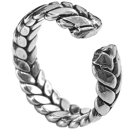 THE MEN THING Rings LARIAT -  Alloy Adjustable Vintage Ring, American trending Stylefor Men & Boys