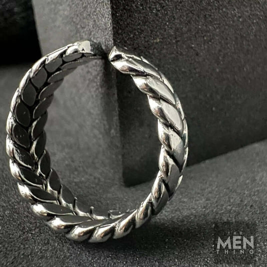 THE MEN THING Rings LARIAT -  Alloy Adjustable Vintage Ring, American trending Stylefor Men & Boys