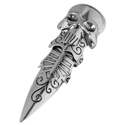 THE MEN THING Rings OCTOPOW- Full Finger Adjustable Knuckle Ring - Gothic Octopus King Rules
