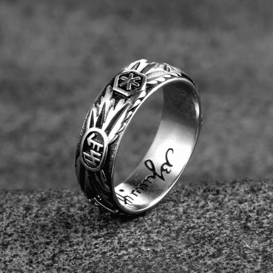 THE MEN THING Rings SKULL HEAD - Copper Ring for Men and Boys (Size-22)