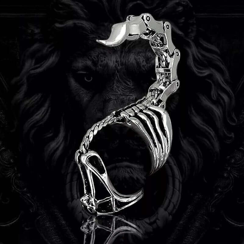 THE MEN THING Rings THE SCORPION STING | Innovative Knuckle Full Finger Adjustable Ring