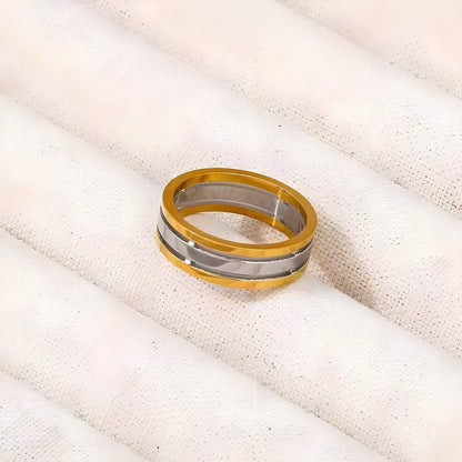 THE MEN THING Rings TITANUXE - 8mm Pure Titanium Steel Ring for Men & Boys