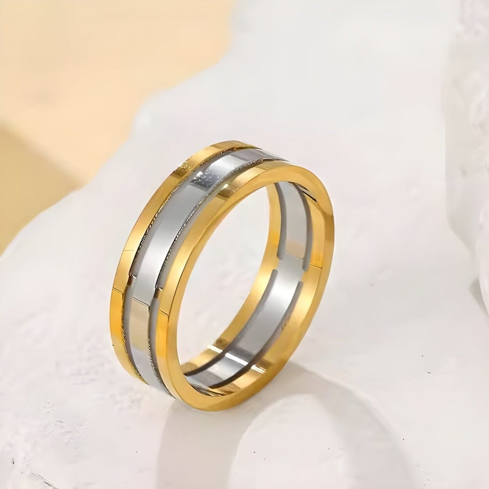 THE MEN THING Rings TITANUXE - 8mm Pure Titanium Steel Ring for Men & Boys