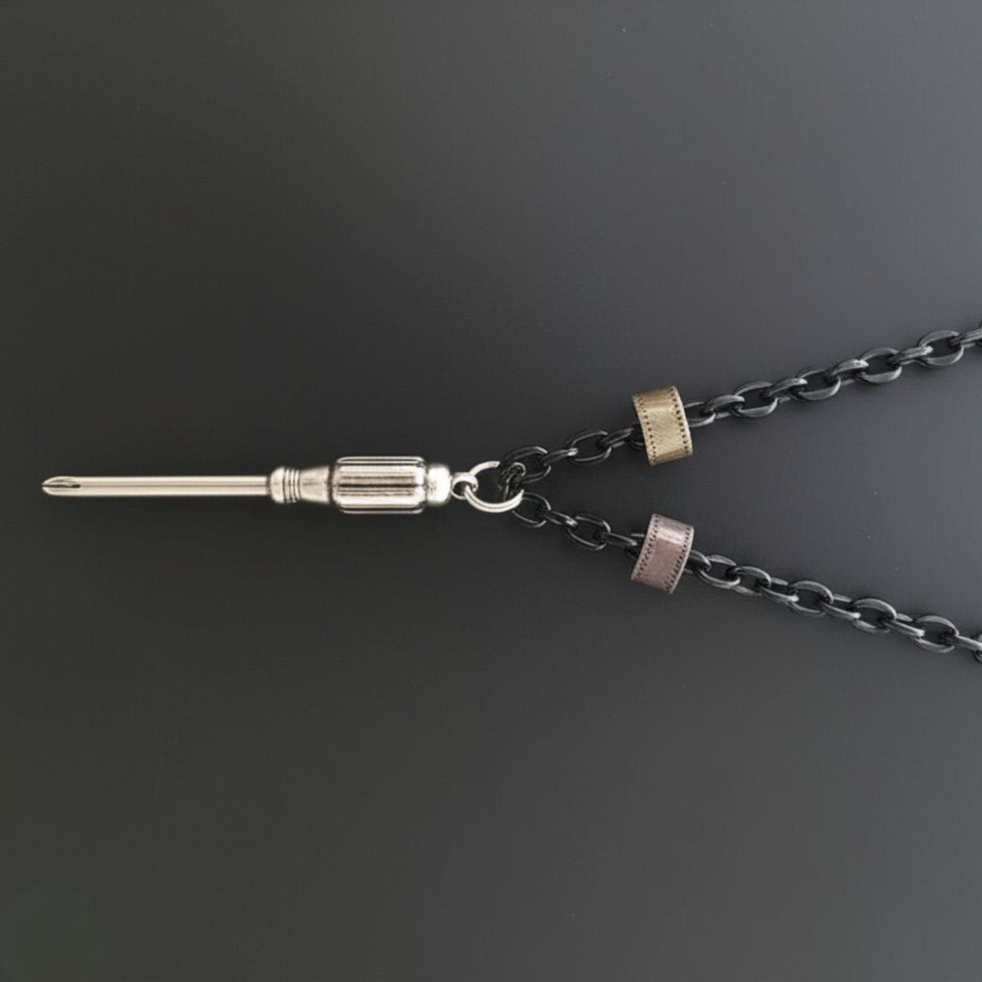 THE MEN THING SS Pendant/ Necklace BITBOLT CORE - Pure Titanium Steel Pendant with 23inch Chain for Men & Boys