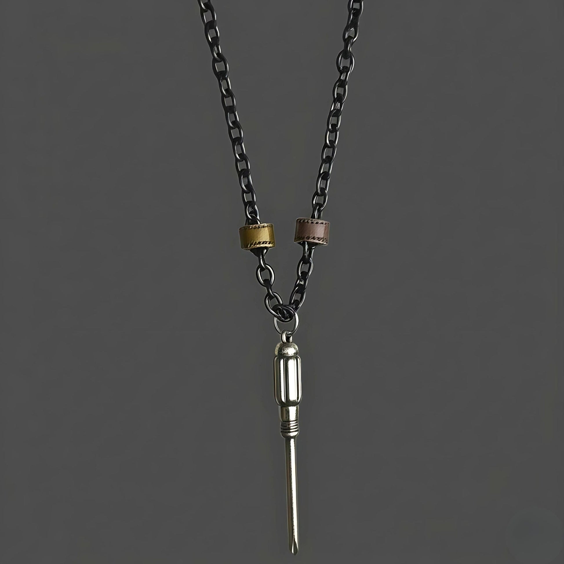 THE MEN THING SS Pendant/ Necklace BITBOLT CORE - Pure Titanium Steel Pendant with 23inch Chain for Men & Boys