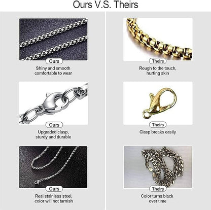 THE MEN THING SS Pendant/ Necklace FURIOUS INFINITY SNAKE  - Alloy Pendant with Pure Stainless Steel  24inch Round Box Chain, European trending Style for Men & Boy