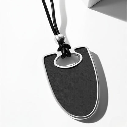 THE MEN THING SS Pendant/ Necklace NYXEN EDGE - Titanium Steel Pendant with Adjustable Rope Chain for Men & Boys