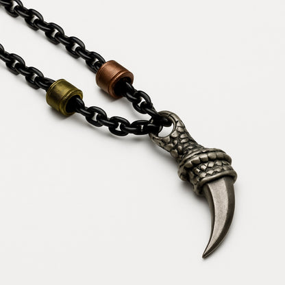 THE MEN THING SS Pendant/ Necklace SAVAGE CLAW - Pure Titanium Steel Pendant with 23inch Chain for Men & Boys