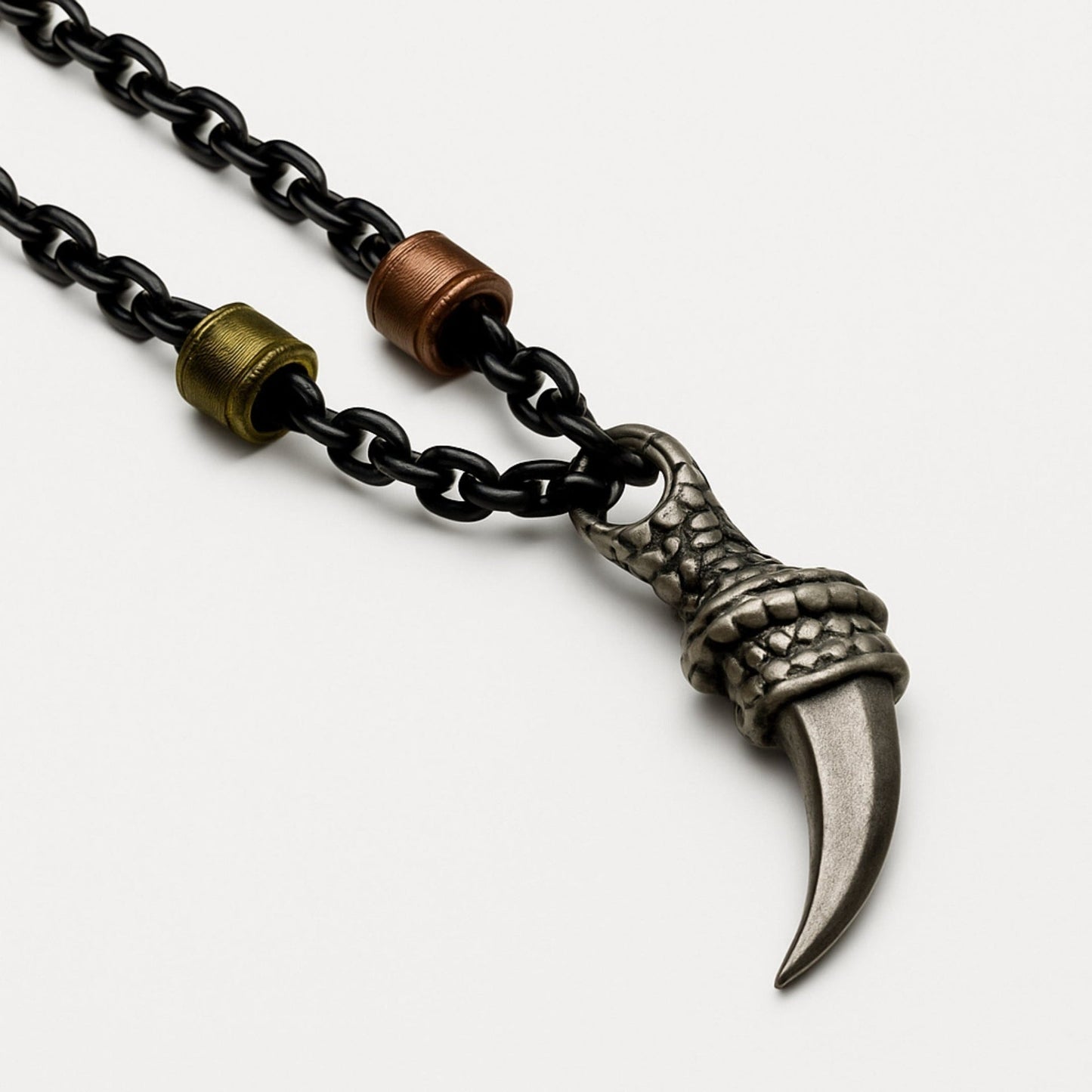 THE MEN THING SS Pendant/ Necklace SAVAGE CLAW - Pure Titanium Steel Pendant with 23inch Chain for Men & Boys