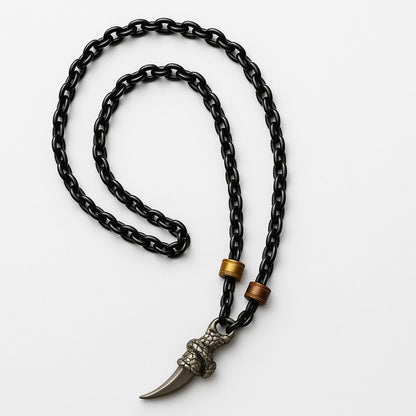 THE MEN THING SS Pendant/ Necklace SAVAGE CLAW - Pure Titanium Steel Pendant with 23inch Chain for Men & Boys