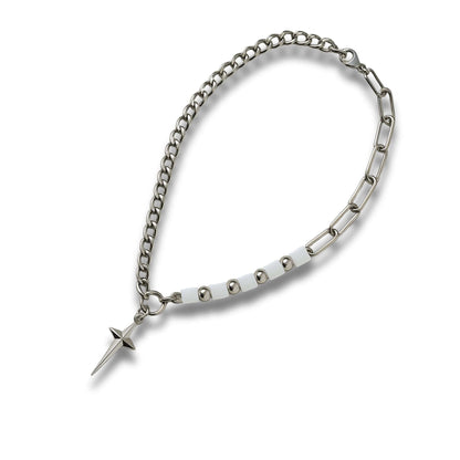 THE MEN THING SS Pendant/ Necklace STELLAR SPIRE - Pure Titanium Steel Pendant with Chain for Men & Boys "20 "inch