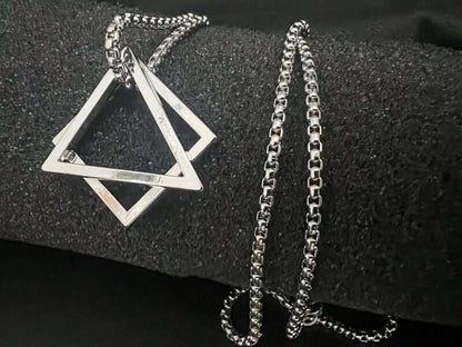THE MEN THING SS Pendant/ Necklace VICTORIOUS - Alloy Pendant with Pure Stainless Steel 24inch Round Box Chain, Milan trending Style for Men & Boy