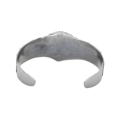 THE MEN THING Steel Bracelets AESIR BAND - Pure Stainless Steel Open Bangle Bracelet (Adjustable) for Men & Boys