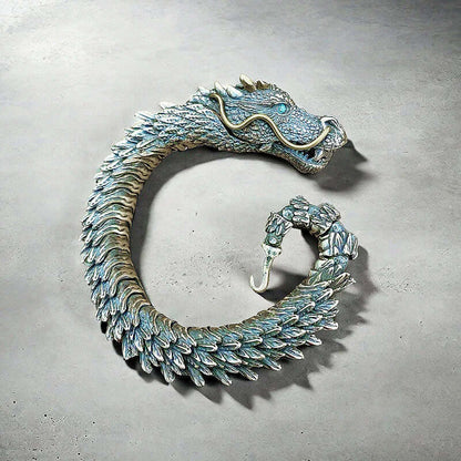 THE MEN THING Steel Bracelets DRAGON GOT  - "12"mm Pure Copper Bracelet with Hook Buckle for Men & Boys ("9" inch)