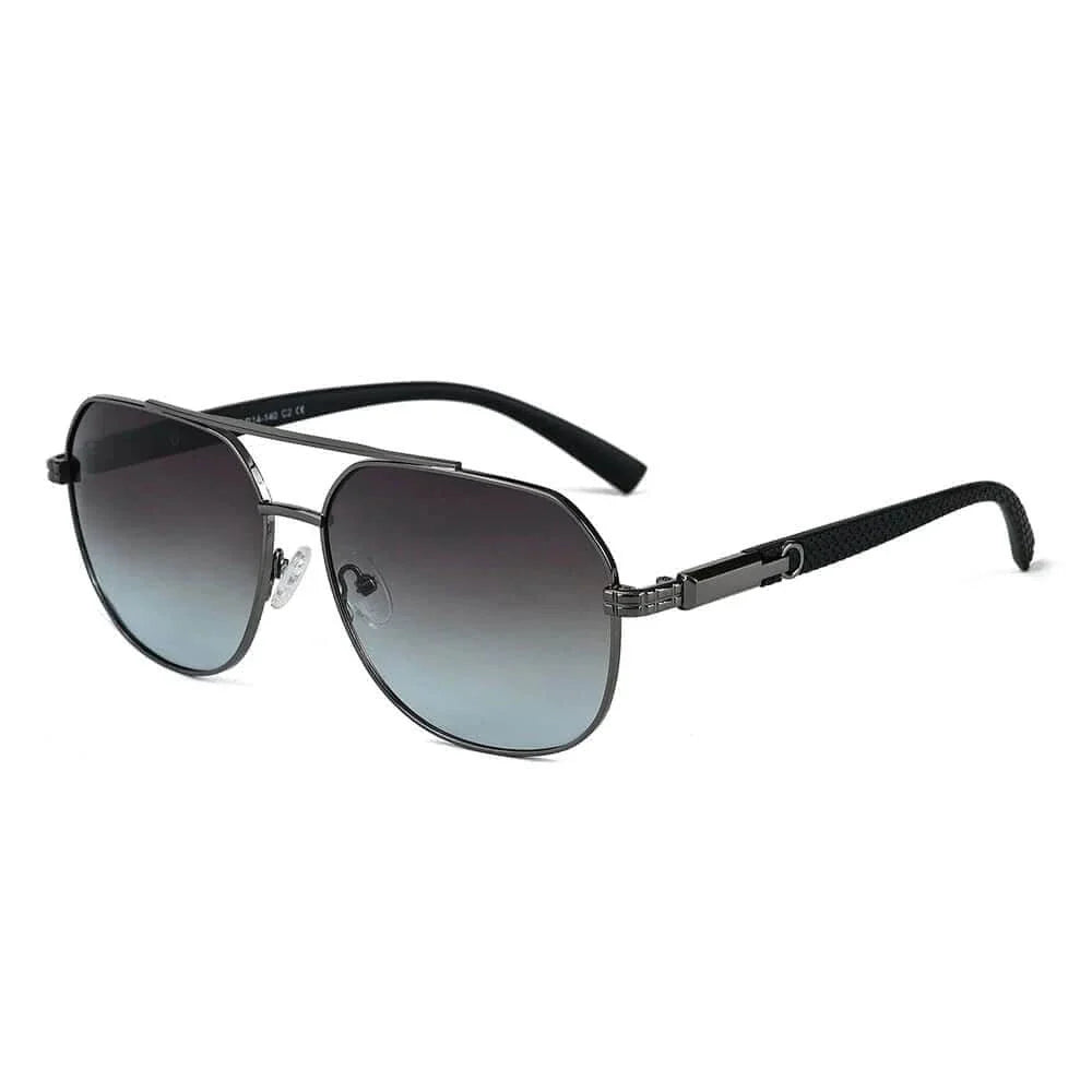 THE MEN THING Sunglasses 2150 TITAN EDGE -  Aviator Style - HD Polarised Sunglasses for Men - UV400 Protection, Stainless Steel Frame